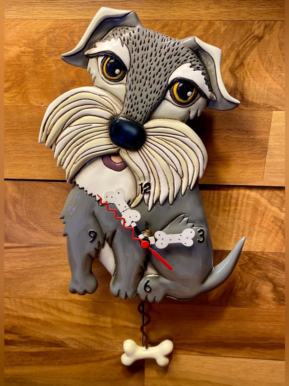 ALLEN DESIGNS LUCY DOG CLOCK